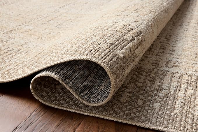 Loloi Amber Lewis Bexley Collection BEX-06 Natural/Taupe 2'-7" x 10'-0" Runner Rug Neutral, Textured, Living, Bedroom, Dining, Carpet