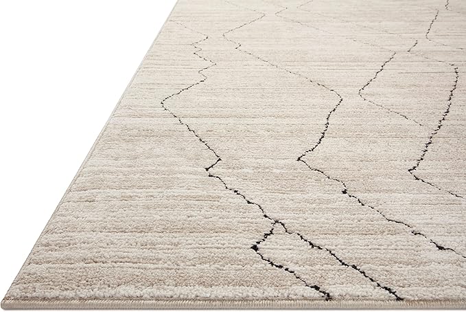 Loloi Darby Collection DAR-03 Sand/Charcoal 11'-6" x 15' Area Rug
