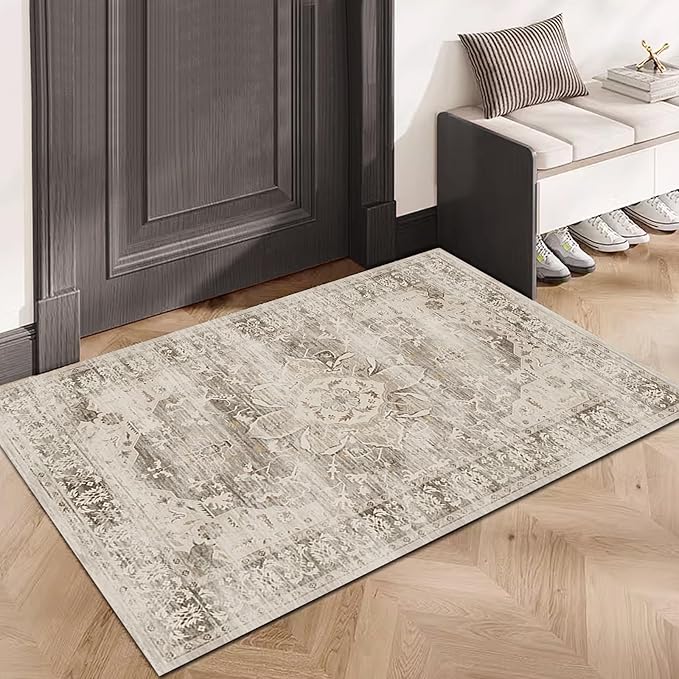 24" x 36" Washable Indoor Doormat 2x3 Entry Rug Welcome Mat Front Door Mat Non-Slip