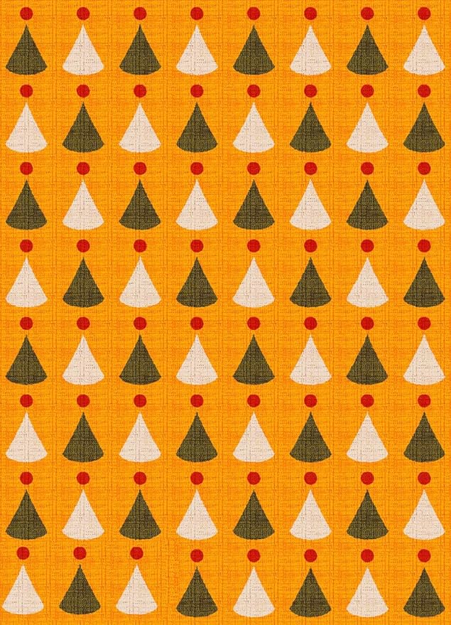 Soft Burnt Orange and Red 3D Texture Rug 6x8 Mid Century Modern Washable Area Rugs for Bedroom Dining Room Nursery Room Living Room Low Pile Durable Floor Deco Indoor Carpet Cute Bathmat