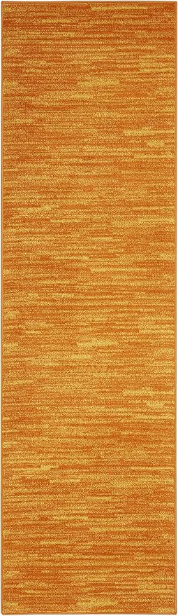 Nourison Home Nourison Essentials Sunburst 2'2" x 7'6" Area Rug - Easy Clean, Non Shedding, Bed Room, Living Room, Dining Room, Kitchen (8' Runner)