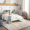 Livabliss Hapsburg Moroccan Shag Area Rug, 6'7" x 9'6", Beige