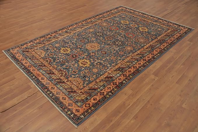 Traditional Collection 7' 11'' X 4' 11'' Rug Rug, All-Over 100% Wool Carpet for Home Décor, Foyer and Hallway