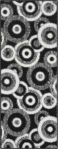 21 ft Extra Long Black Hallway Runner Rug | Non-Slip & Machine Washable | Custom Cut to Size 2'3" x 21' (Runner) | REMNAZ