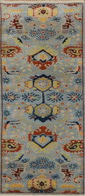 Transitional Collection 7' 10'' X 2' 9'' Runner Rug Rug, All-Over 100% Wool Carpet for Home Décor, Foyer and Hallway