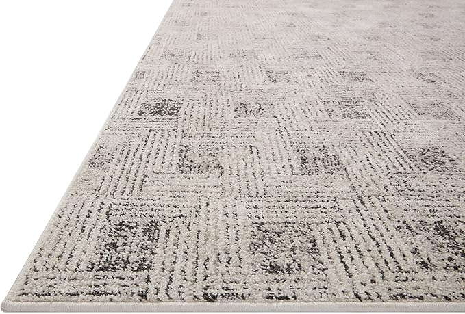 Loloi Kamala Collection KAM-01 Grey/Graphite 5'-3" x 7'-9" Area Rug