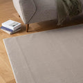 Revival Rugs Stripe 5'3"x8' Washable Area Rug for Living Room Bedroom - 100% Recycled Oeko-TEX Certified, Medium Pile, Taupe