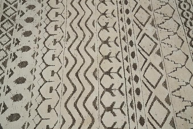 Modern Collection 7' 7'' X 5' 3'' Rug Rug, All-Over Viscose Silk Carpet for Home Décor, Foyer and Hallway