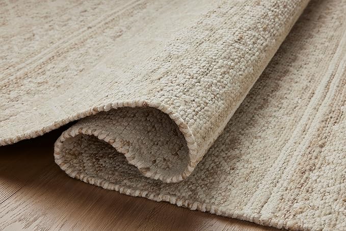 Loloi Angela Rose Rivers Collection RIV-03 Sand/Ivory 3'-6" x 5'-6" Reversible Accent Rug