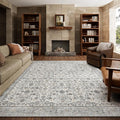 8x10 Washable Area Rugs Ultral Soft Non-Slip Stain Resistant Vintage Boho Large Carpet for High-Traffic Living Room & Dining Room