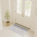 Turkish Rug. Washable Vintage Oriental Antique Inspired Traditional Doormat Small Modern Area Rugs Luxury Entryway Entry Bedroom Bathroom Kitchen (405CB, 2' x 3')