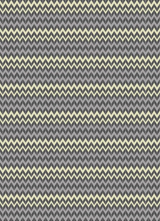 Modern Geometric Chevron Rug Industrial Wave Pattern in Layered Tones Minimalist Washable Non-Slip Area Carpet for Living Room Dining Room Bedroom Office Playroom Indoor Thin Mat 7x10 Grey