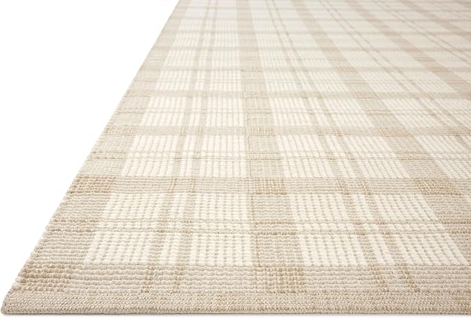 Loloi Magnolia Home by Joanna Gaines Ryder Collection RYD-01 Beige/Ivory 8'-6" x 11'-6" Area Rug
