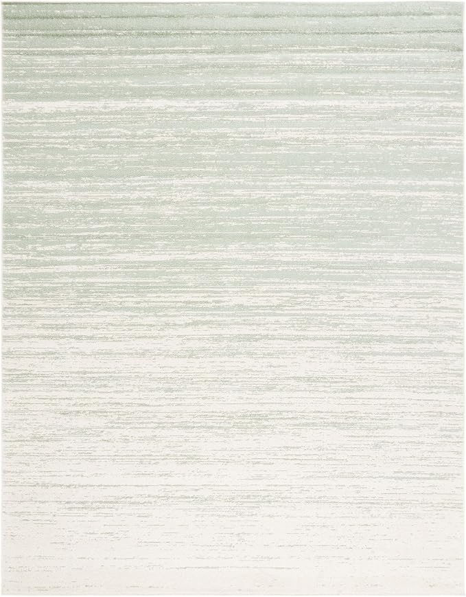 SAFAVIEH Area Rug 10x14 - Adirondack Collection - Large - Sage & Ivory, Modern Ombre Design, Non Shedding & Easy to Clean, Ideal for Living Room, Bedroom, Office, Dining Space (ADR113X)