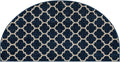 Rugs.com Lattice Collection Rug – 3x6 Hearth Dark Blue Medium-Pile Rug Perfect for Living Rooms, Large Dining Rooms, Open Floorplans