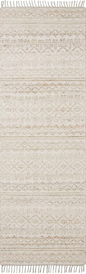 Loloi Angela Rose Rivers Collection RIV-03 Sand/Ivory 9'-3" x 13' Reversible Area Rug