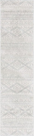 SAFAVIEH Tulum Collection Runner Rug - 2' x 11', Light Grey & Ivory, Moroccan Boho Tribal Design, Non-Shedding & Easy to Clean, Ideal for Living Room, Hallway, Foyer, Entryway, Bedroom (TUL272F)