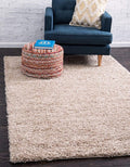 Unique Loom Solid Shag Collection Area Rug (3' 3" x 5' 3" Rectangle, Taupe)