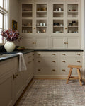 Loloi Chris Loves Julia Jules Collection JUL-09 Ink/Terracotta 2'-6'' x 7'-6'', .13" Pile Height, Runner Rug