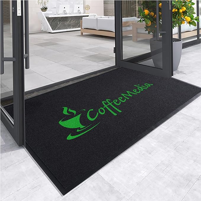 Custom Rugs with Logo Doormat Runner Personalized Commercial Area Carpet with Any Size Color Logo Shape Pattern Non Slip Rugs for Indoor Outdoor