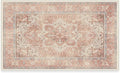 RUGGABLE Washable Area Rug – Kamran Rose Pink 3x5, Stain-Resistant, Non-Slip – Small Machine Washable Rugs for Living Room, Bedroom, Hallway, Entryway & Office–with Cushioned Pad
