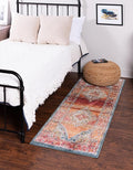 Unique Loom Isabella Collection Area Rug - Rossellini (2' 7" x 10' Runner, Rust Red/ Beige)