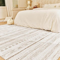 5x7 Large Area Rugs for Living Room Machine Washable Rug Distressed Indoor Carpet Neutral Moroccan Boho Rug Ultra Soft Area Rug for Bedroom Dining Room Playroom Office, Light Brown