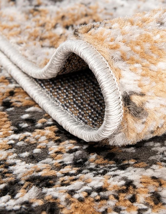 Rugs.com Leipzig Collection Rug – 3x5 Beige Low-Pile Rug Perfect for Entryways, Kitchens, Breakfast Nooks, Accent Pieces