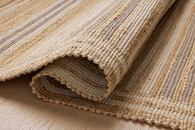 Loloi Chris Loves Julia Judy Collection JUD-03 Natural/Dove 8'-6" x 11'-6" Area Rug