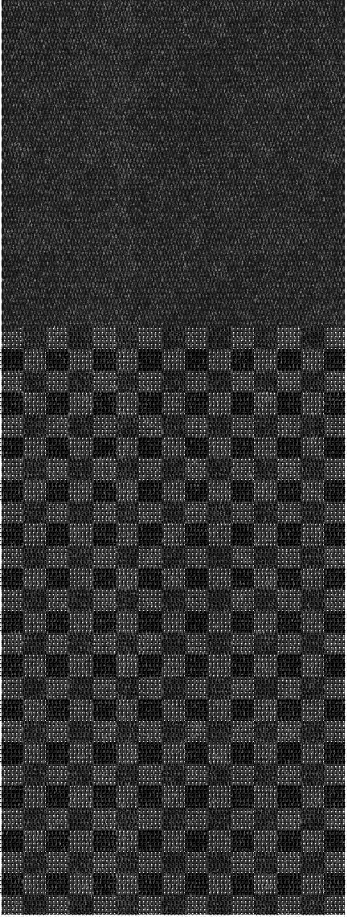 Ottomanson Commercial Scrape Rib Entry Mat – Heavy Duty Ribbed Floor Mat for High Traffic – Non Slip Rubber Back, Waterproof – Indoor Outdoor Use for Offices, Schools, Lobbies, 2'7" x 32', Black