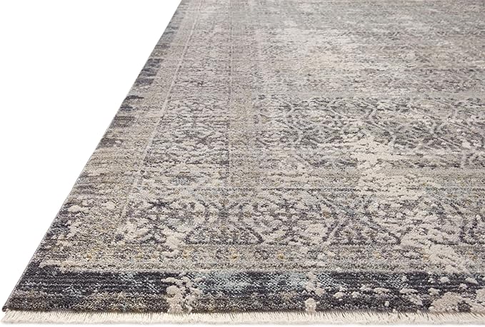 Loloi Amber Lewis Alie Collection ALE-04 Sky/Stone 7'-10'' x 10', .13'' Pile Height, Area Rug
