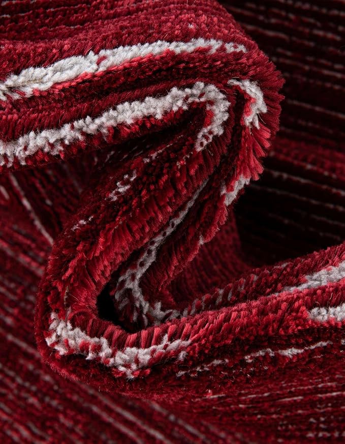 Unique Loom Finsbury Collection Area Rug - Kate (6' 1" x 9' Rectangle, Red)