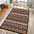 Rustic Cabin Wildlife Area Rug 3x5 Washable Bedroom Rug,Bear Moose Deer Country,Farmhouse Throw Rugs Non Slip Area Carpet Small Floor Carpets Mat for Entryway,Living Room,Laundry,Office