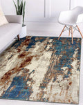 LUXE WEAVERS Lagos Collection Passion 4x5 Abstract Area Rug