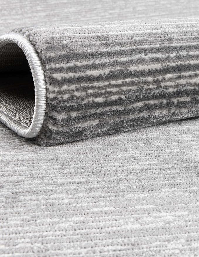 Unique Loom Finsbury Collection Area Rug - Kate (3' 3" x 5' 3" Rectangle, Gray/ Ivory)