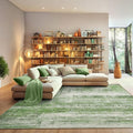 Abstract 8x10 Area Rug for Living Room Dining Room Home Office Bedroom Sage Green