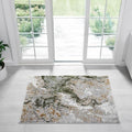 LUXE WEAVERS Marble Swirl Abstract Area Rug, Green 2x3