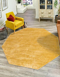 Unique Loom Finsbury Collection Area Rug - Kate (7' 10" Octagon, Yellow)