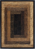 Home Dynamix Royalty Vega Contemporary Geometric Area Rug, Black/Beige, 7'8"x10'4"