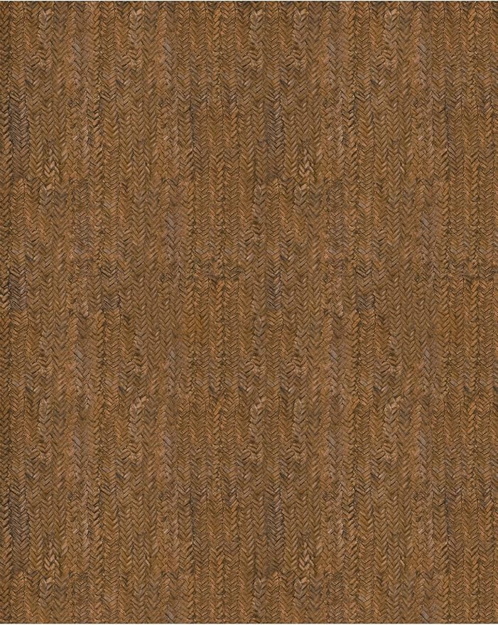 Eleisa Modern Vintage 5x7 Herringbone Chevron Area Rug for Living Room, Brown, Non-Slip Stain Resistant Washable Rug, Farmhouse Home Decor Carpet for Bedroom, Kitchen, Dining Room