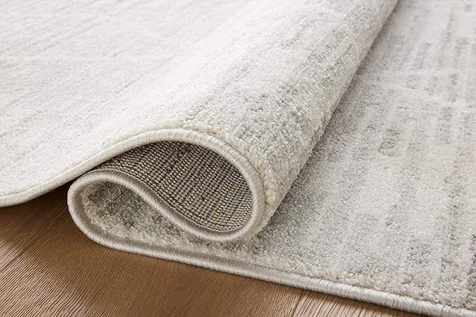 Loloi Kamala Collection KAM-02 Ivory/Silver 2'-3" x 3'-10" Accent Rug