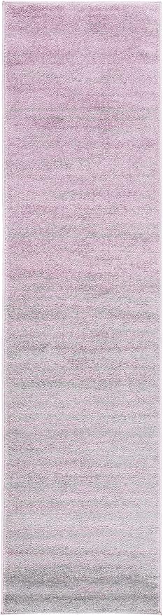SAFAVIEH Adirondack Collection Runner Rug - 2'6" x 6', Purple & Green, Modern Ombre Design, Non Shedding & Easy to Clean, Ideal for Hallway, Foyer, Kitchen, Entryway, Bedroom (ADR113V)