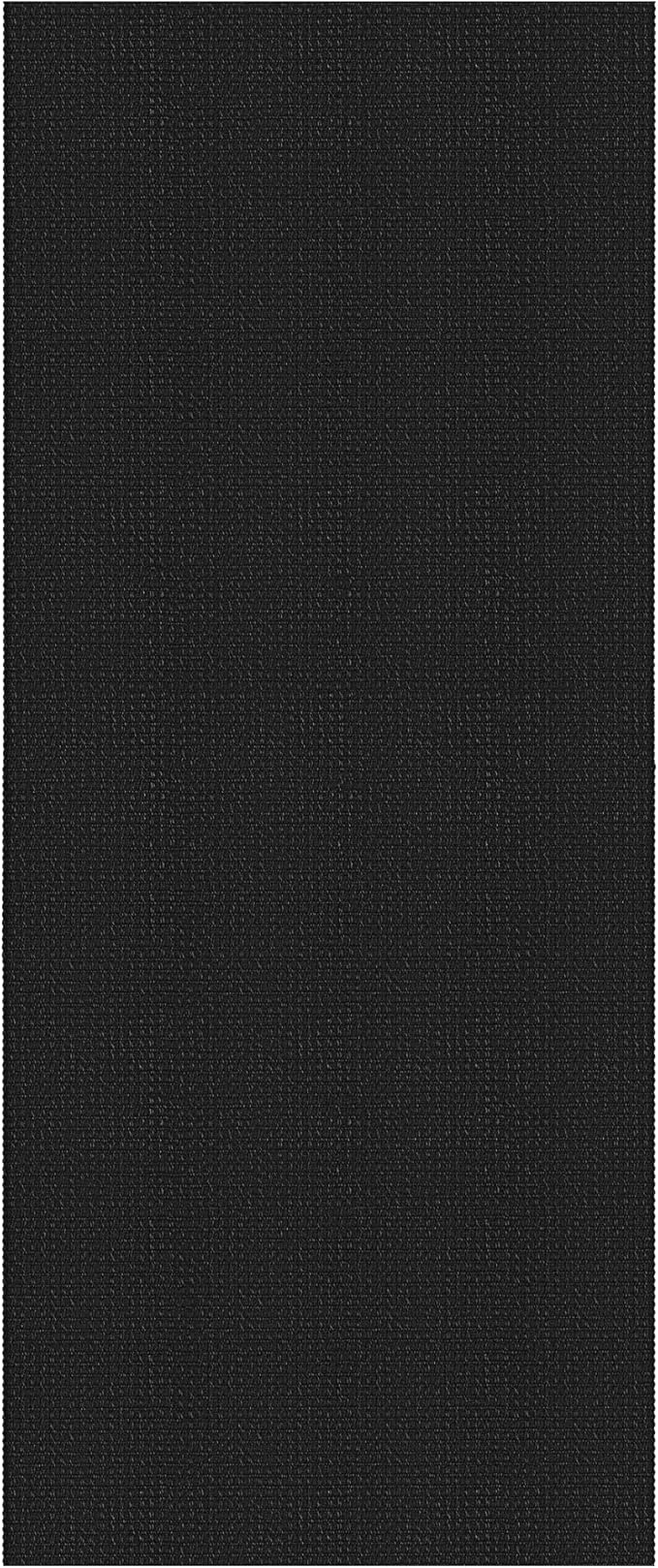 Braided Runner Rug 3x8 Ft Washable Runners for Hallways Non Slip Rubber Backed Kitchen Runners Cotton Entryway Runner Indoor, Woven Floor Carpet for Hall Kitchen Bedroom, Black/Grey