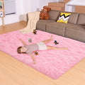 5x7 Pink Rugs for Bedroom Girls, Large Fluffy Area Rugs for Living Room, Soft Shag Fuzzy Non-Slip Carpet for Kids and Boys Nursery Room Dorm Indoor Home Decor (Pink, 5ft x 7ft)