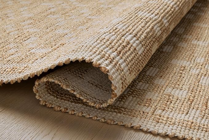 Loloi Chris Loves Julia Judy Collection JUD-07 Natural/Ivory 3'-6" x 5'-6" Accent Rug