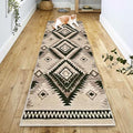YHSF South West Native American Rug Ritz – Native Tribal American Indian Inspired Rug - Living Room, Bedroom, Hallway, Entryway & High-Traffic Area Rugs - Washable - Soft - Olive, 2 Feet x 7 Feet