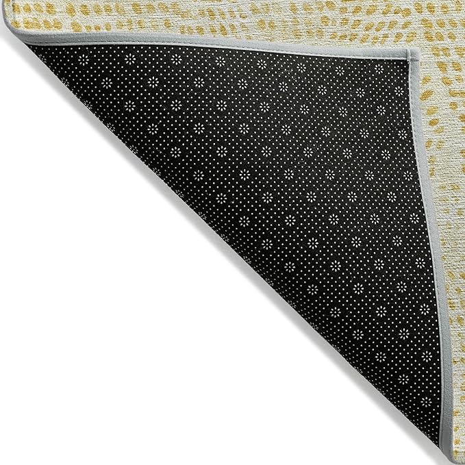 Addison Rugs Chantille ACN591 Wheat 1'8" x 2'6" Indoor Outdoor Area Rug, Easy Clean, Machine Washable, Non Shedding, Bedroom, Living Room, Dining Room, Kitchen, Patio Rug