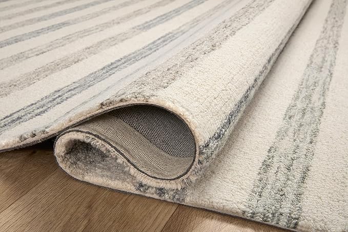 Loloi Chris Loves Julia Chris Collection CHR-05 Ivory/Slate 2'-3'' x 3'-9'', .50" Pile Height, Accent Rug