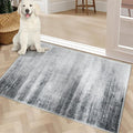 COMSLE Door Mat Soft Absorbent Indoor Front Entryway Rug Machine Washable Entrance Mats for Muddy Paws Non Slip Throw Rugs 24" x 36" Doormat for Inside Foyer Bedroom - Gray