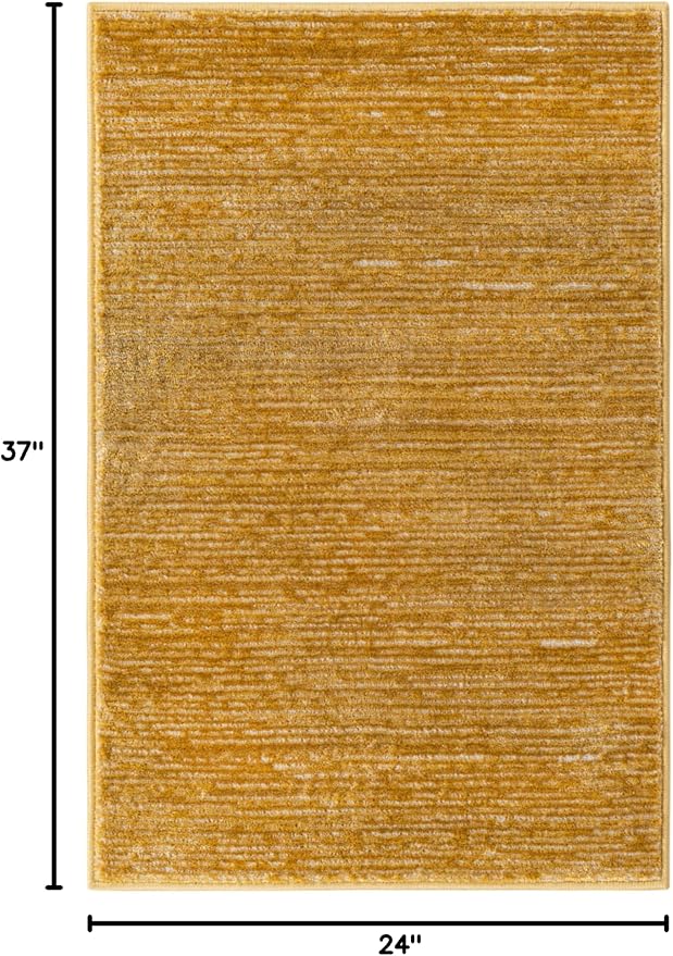 Unique Loom Finsbury Collection Area Rug - Kate (2' x 3' 1" Rectangle, Yellow)